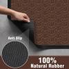 imageAmagabeli Large Outdoor Door Mats Rubber Shoes Scraper 36quot x 24quot for Front Door Entrance Outside Doormat Patio Rug Dirt Debris Mud Trapper Waterproof Out Door Mat Low Profile Washable Carpet BG033