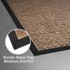 imageAmagabeli Large Outdoor Door Mats Rubber Shoes Scraper 36quot x 24quot for Front Door Entrance Outside Doormat Patio Rug Dirt Debris Mud Waterproof Out Door Mat Low Profile Washable Carpet Brown BG166