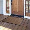 imageAmagabeli Large Outdoor Door Mats Rubber Shoes Scraper 36quot x 24quot for Front Door Entrance Outside Doormat Patio Rug Dirt Debris Mud Waterproof Out Door Mat Low Profile Washable Carpet Brown BG166