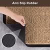 imageAmagabeli Large Outdoor Door Mats Rubber Shoes Scraper 36quot x 24quot for Front Door Entrance Outside Doormat Patio Rug Dirt Debris Mud Waterproof Out Door Mat Low Profile Washable Carpet Brown BG166