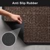 imageAmagabeli Outdoor Door Mats Rubber 36quot x 24quot Shoes Scraper for Front Entrance Outside Doormat Patio Rug Dirt Debris Mud Trapper Waterproof Out Door Mat Low Profile Washable Carpet Dark Brown rug016