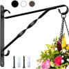 imageAMAGABELI GARDEN ampamp HOME Hanging Plants Bracket 10 Wall Planter Hooks Hangers Flower Pot Bird Feeder Wind Chime Lanterns Patio Lawn Garden for Shelf Shelves Fence Screw Mount Against Door Arm