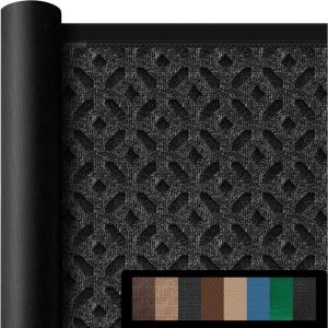 imageAMAGABELI GARDEN ampamp HOME Large Outdoor Door Mats Rubber Shoes Scraper 36quot x 24quot for Front Door Entrance Outside Doormat Patio Rug Dirt Debris Mud Trapper Waterproof Out Door Mat Low Profile Washable Carpet