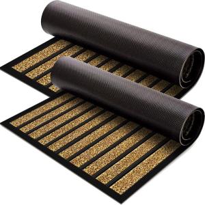 imageAmagabeli 2 Pack Large Outdoor Door Mats Rubber Shoes Scraper 36quot x 24quot for Front Door Entrance Outside Doormat Patio Rug Dirt Debris Mud Trapper Waterproof Out Door Mat Low Profile Washable BG352