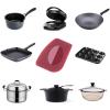 imageAmagabeli Stainless Steel Cast Iron Cleaner with Durable Plastic Pan Grill Scrapers 8x6 316L Chainmail Scrubber Cookware Accessories Skillet Scraper Pot Grill Brush Cleaning Tools Set