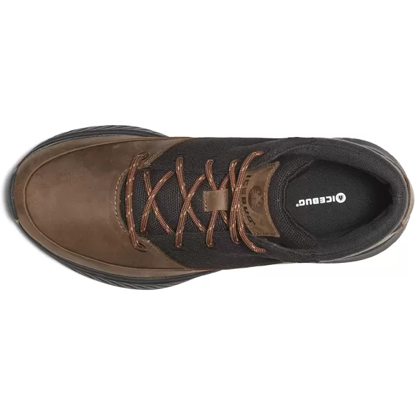 imageIcebug Larvik Hemp Biosole HempLeather Midcut Walking Shoe with Grip SoleCoffeeBlack