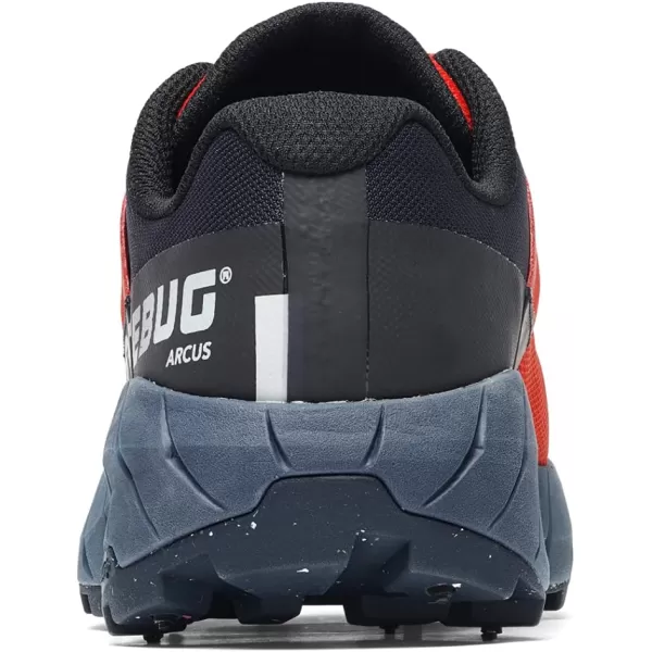 imageIcebug Mens Arcus BUGrip GTX Trail Running Shoe with Carbide Studded Traction SoleMidnightRed