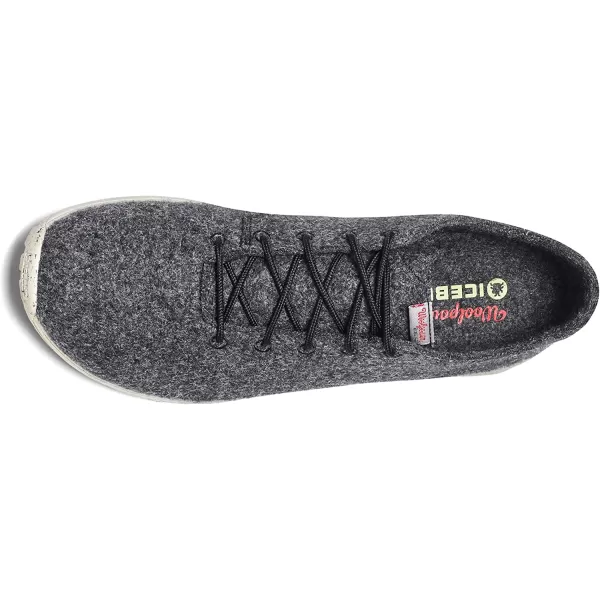 imageIcebug Mens EIDE Wool RB9X Walking Shoe with Traction SoleDark Grey