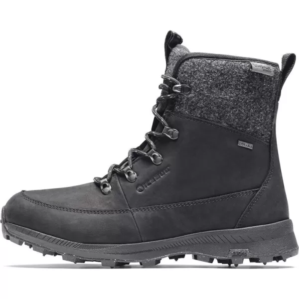 imageIcebug Womens Adak ReWool BUGrip Winter Hiking Boot with Carbide Studded Traction SoleBlackGrey