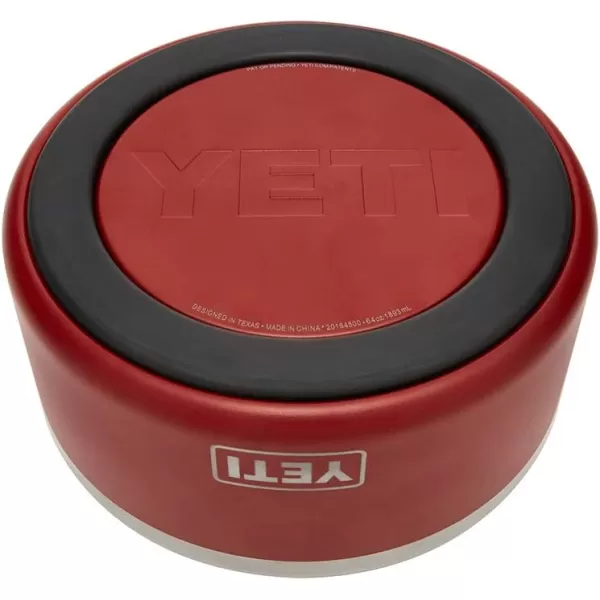 YETI Boomer 8, Stainless Steel, Non-Slip Dog Bowl, Holds 64 Ounces, Black