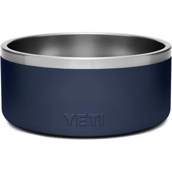 YETI Boomer 8, Stainless Steel, Non-Slip Dog Bowl, Holds 64 Ounces, Black