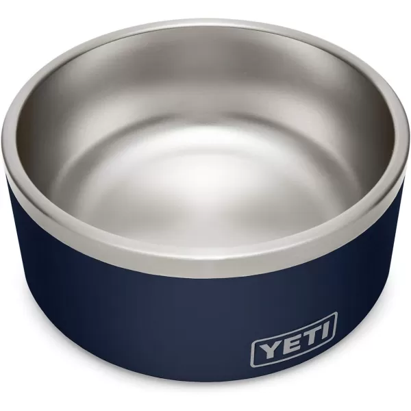 YETI Boomer 8, Stainless Steel, Non-Slip Dog Bowl, Holds 64 Ounces, Black