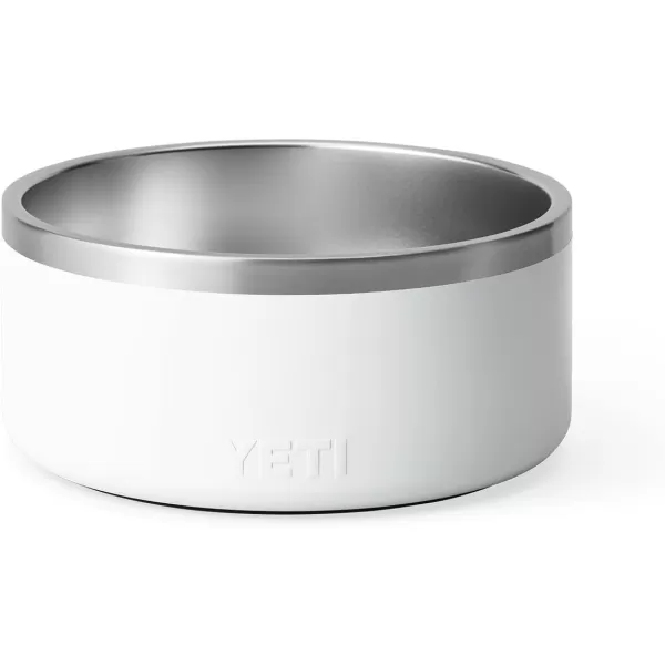 YETI Boomer 8, Stainless Steel, Non-Slip Dog Bowl, Holds 64 Ounces, Black