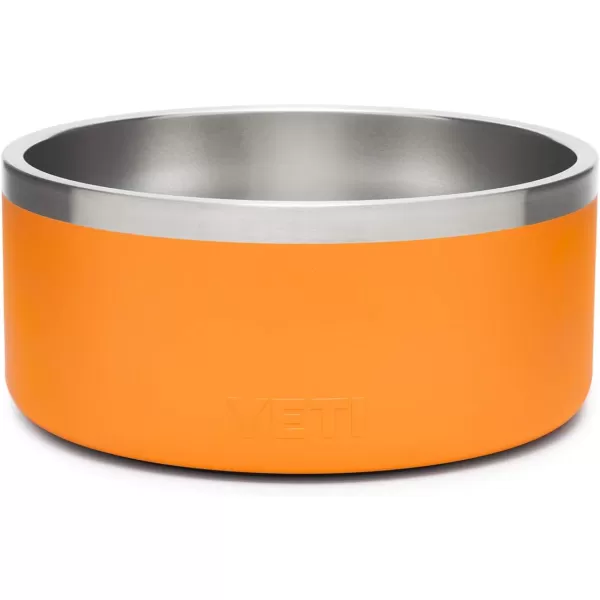YETI Boomer 8, Stainless Steel, Non-Slip Dog Bowl, Holds 64 Ounces, Black
