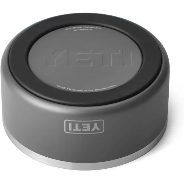 YETI Boomer 8, Stainless Steel, Non-Slip Dog Bowl, Holds 64 Ounces, Black