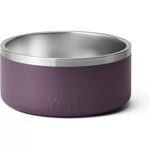 YETI Boomer 8, Stainless Steel, Non-Slip Dog Bowl, Holds 64 Ounces, Black