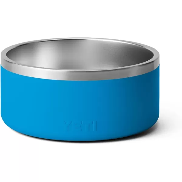 YETI Boomer 8, Stainless Steel, Non-Slip Dog Bowl, Holds 64 Ounces, Black