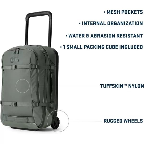 YETI Crossroads Luggage, 22 inch Carry-On, Navy