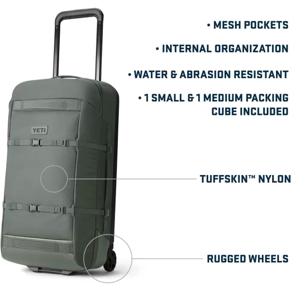 YETI Crossroads Luggage, 22 inch Carry-On, Navy