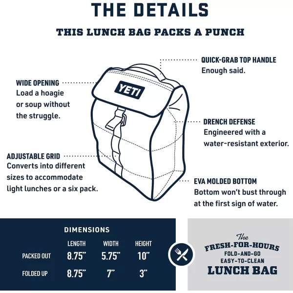 YETI Daytrip Packable Lunch Bag, King Crab