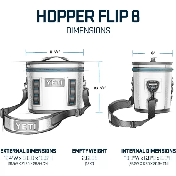 YETI Hopper Flip 8 Portable Soft Cooler