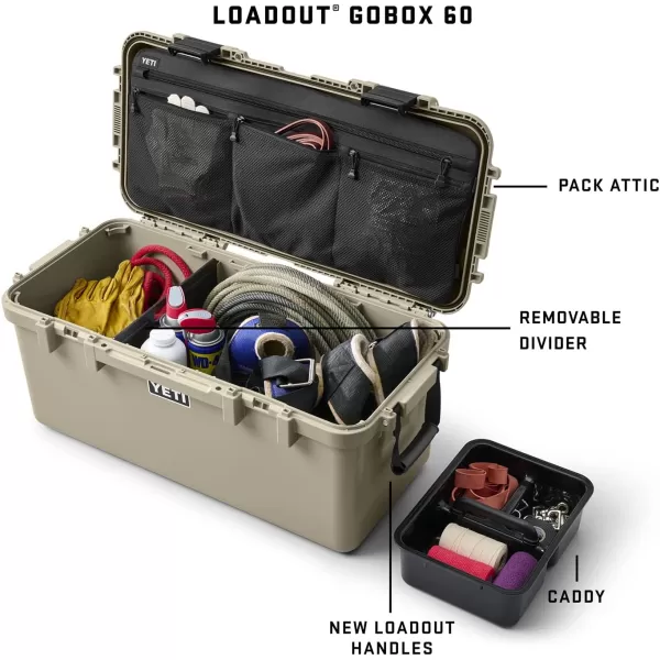 YETI LoadOut GoBox Collection, Divided Waterproof Cargo Cases