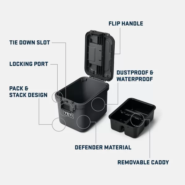 YETI LoadOut GoBox Collection, Divided Waterproof Cargo Cases