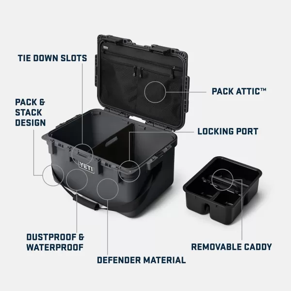 YETI LoadOut GoBox Collection, Divided Waterproof Cargo Cases