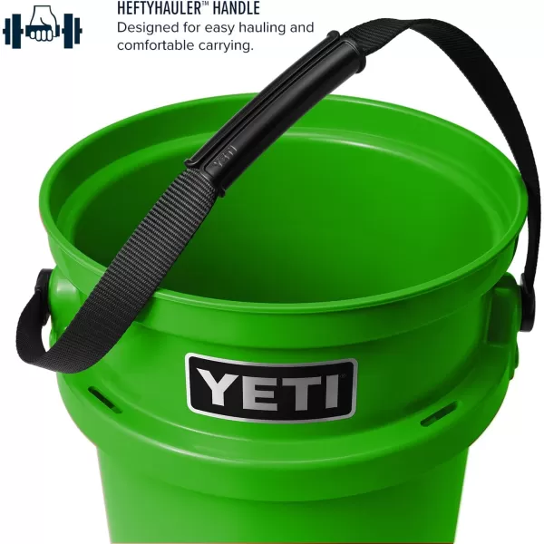 YETI Loadout 5-Gallon Bucket, Impact Resistant Fishing/Utility Bucket, Seafoam