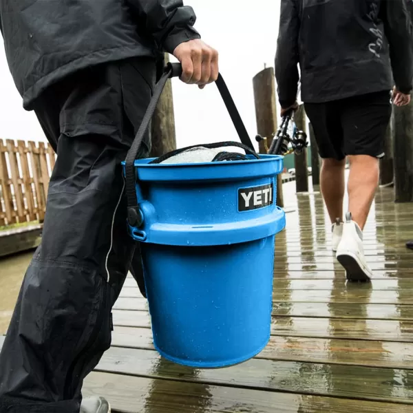 YETI Loadout 5-Gallon Bucket, Impact Resistant Fishing/Utility Bucket, Seafoam