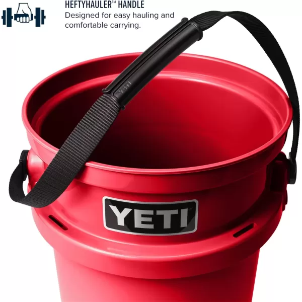 YETI Loadout 5-Gallon Bucket, Impact Resistant Fishing/Utility Bucket, Seafoam