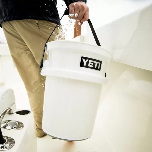 YETI Loadout 5-Gallon Bucket, Impact Resistant Fishing/Utility Bucket, Seafoam