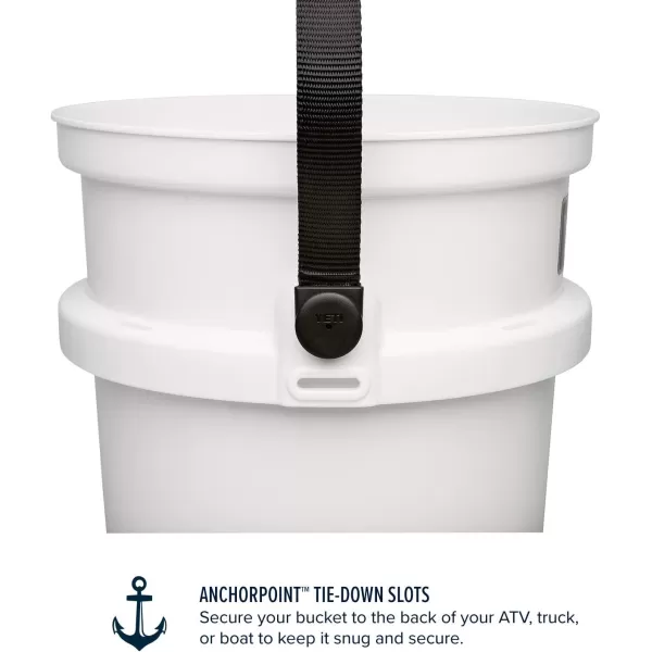 YETI Loadout 5-Gallon Bucket, Impact Resistant Fishing/Utility Bucket, Seafoam