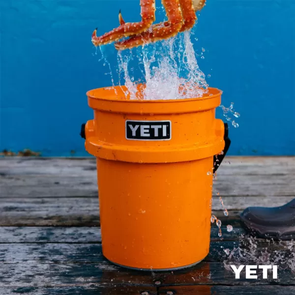 YETI Loadout 5-Gallon Bucket, Impact Resistant Fishing/Utility Bucket, Seafoam