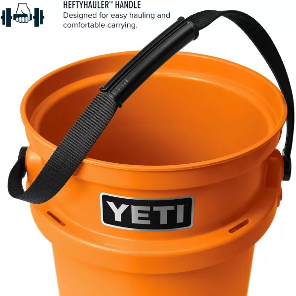 YETI Loadout 5-Gallon Bucket, Impact Resistant Fishing/Utility Bucket, Seafoam