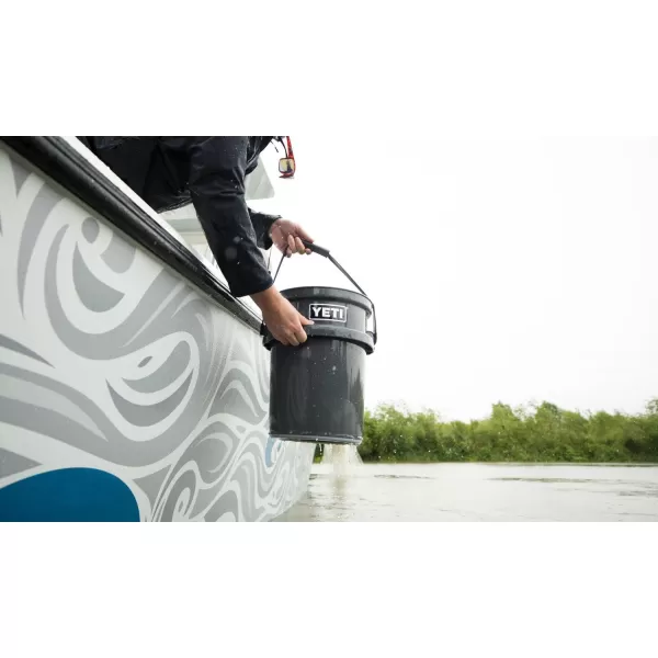 YETI Loadout 5-Gallon Bucket, Impact Resistant Fishing/Utility Bucket, Seafoam