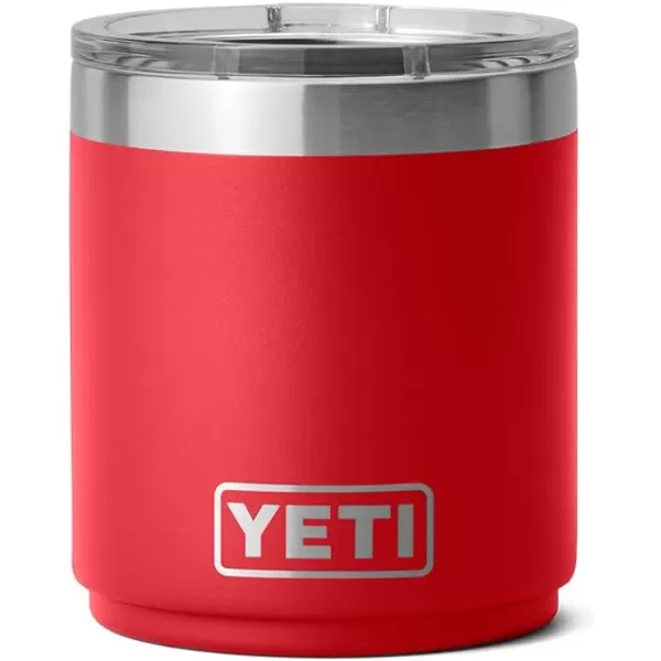 YETI Rambler 10 oz Stackable Lowball 2.0, Vacuum Insulated, Stainless Steel with MagSlider Lid, White