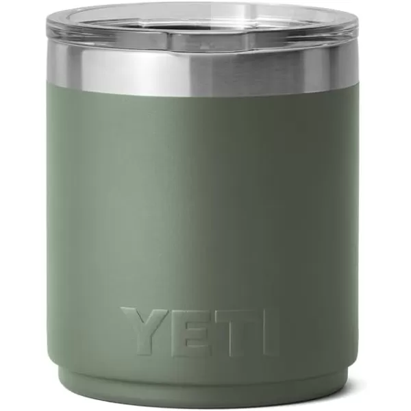 YETI Rambler 10 oz Stackable Lowball 2.0, Vacuum Insulated, Stainless Steel with MagSlider Lid, White