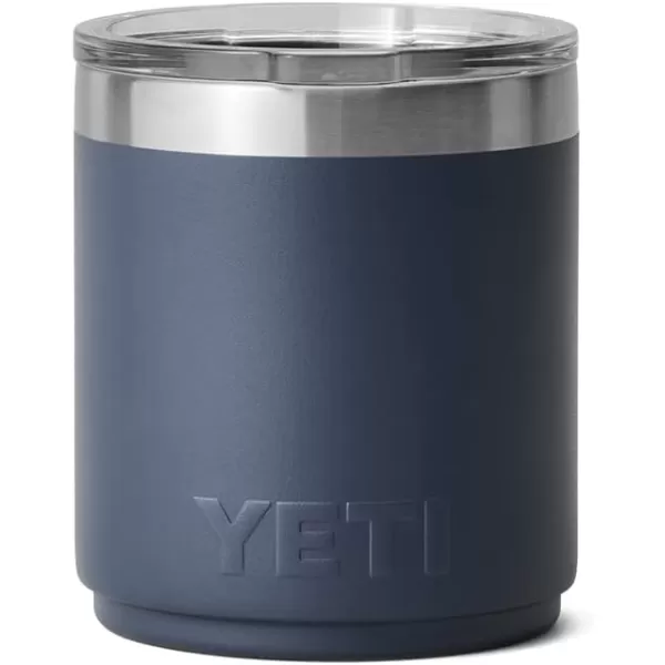 YETI Rambler 10 oz Stackable Lowball 2.0, Vacuum Insulated, Stainless Steel with MagSlider Lid, White
