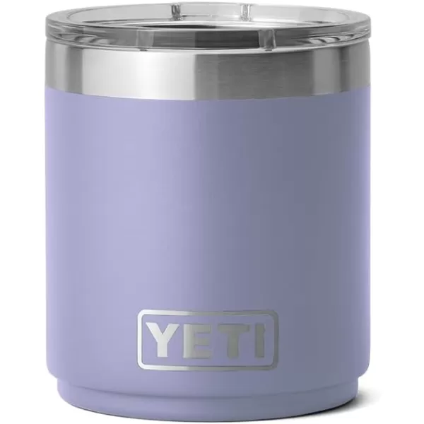 YETI Rambler 10 oz Stackable Lowball 2.0, Vacuum Insulated, Stainless Steel with MagSlider Lid, White