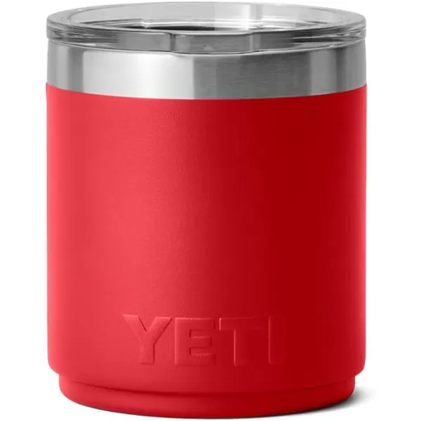 YETI Rambler 10 oz Stackable Lowball 2.0, Vacuum Insulated, Stainless Steel with MagSlider Lid, White