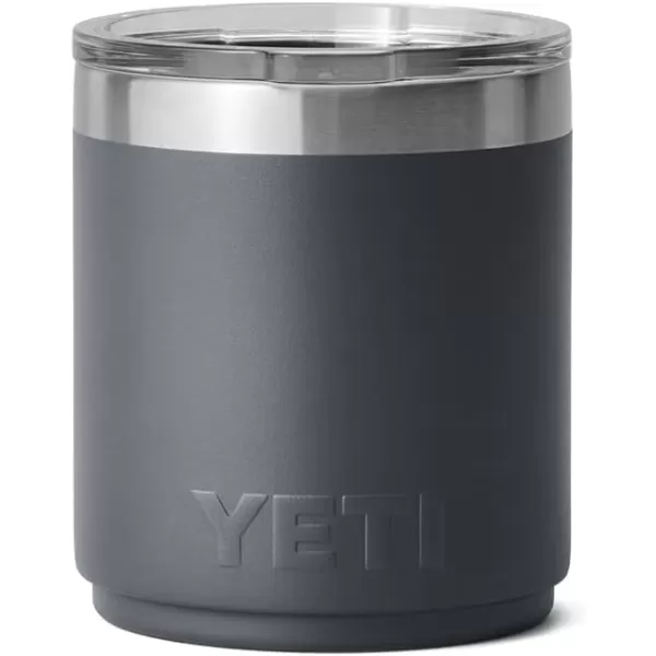 YETI Rambler 10 oz Stackable Lowball 2.0, Vacuum Insulated, Stainless Steel with MagSlider Lid, White