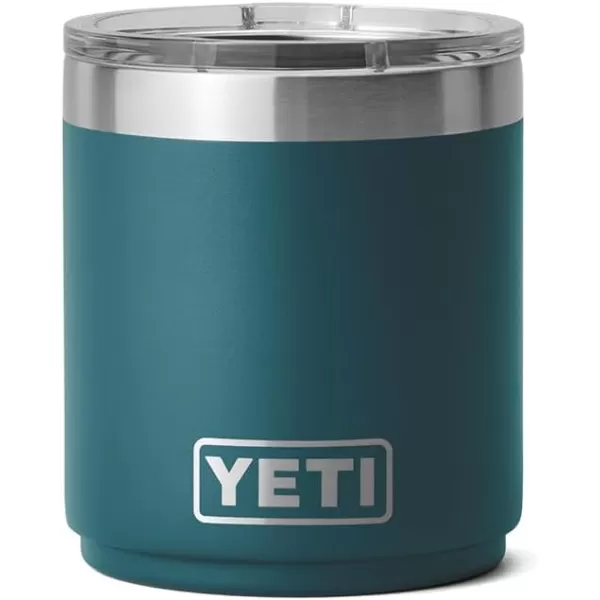 YETI Rambler 10 oz Stackable Lowball 2.0, Vacuum Insulated, Stainless Steel with MagSlider Lid, White