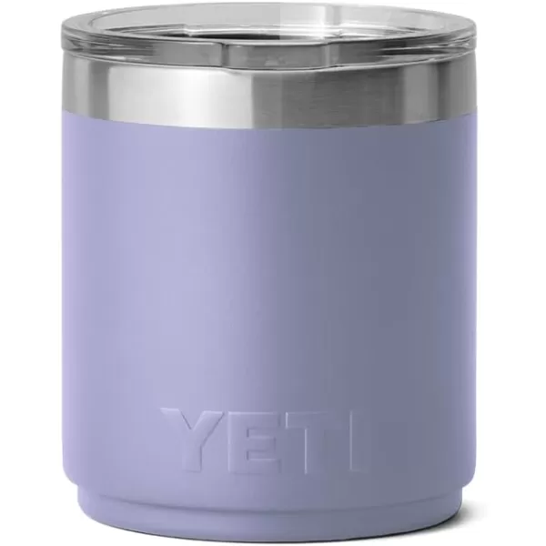 YETI Rambler 10 oz Stackable Lowball 2.0, Vacuum Insulated, Stainless Steel with MagSlider Lid, White