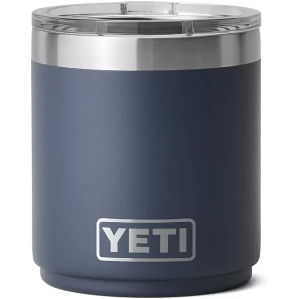 YETI Rambler 10 oz Stackable Lowball 2.0, Vacuum Insulated, Stainless Steel with MagSlider Lid, White