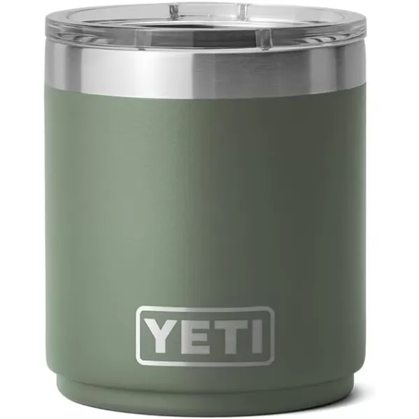 YETI Rambler 10 oz Stackable Lowball 2.0, Vacuum Insulated, Stainless Steel with MagSlider Lid, White