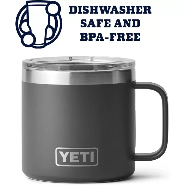 YETI Rambler 10 oz Stackable Mug, Vacuum Insulated, Stainless Steel with MagSlider Lid, Tropical Pink