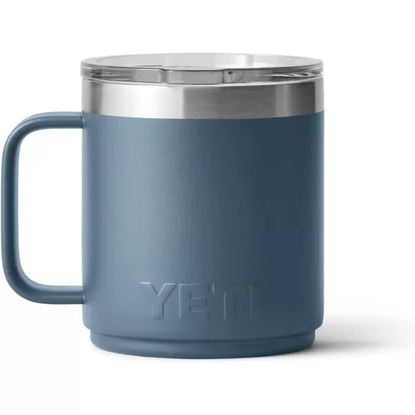 YETI Rambler 10 oz Stackable Mug, Vacuum Insulated, Stainless Steel with MagSlider Lid, Tropical Pink