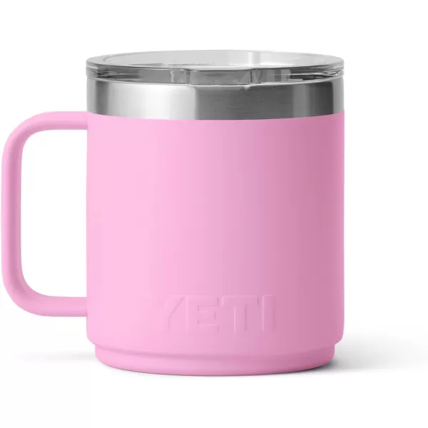 YETI Rambler 10 oz Stackable Mug, Vacuum Insulated, Stainless Steel with MagSlider Lid, Tropical Pink