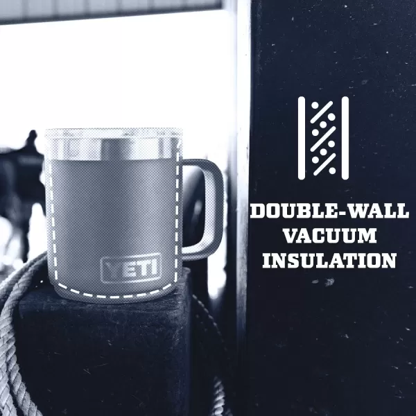 YETI Rambler 10 oz Stackable Mug, Vacuum Insulated, Stainless Steel with MagSlider Lid, Tropical Pink